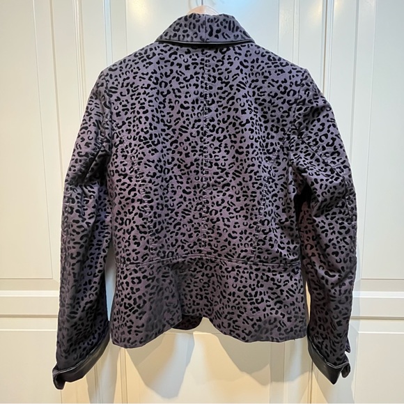 Olsen Sz S leopard print suit jacket - Picture 5 of 7